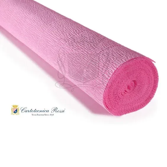 Snabb frakt Cartotecnica Rossi kräppapper 554 – orkiderosa, 180 g rulle (144 g/m²) à 50×250 cm