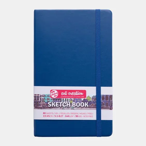 Royal Talens Art Creation Sketch skissbok 13×21 cm, blått omslag – 140 g/m², 80 ark Fynd