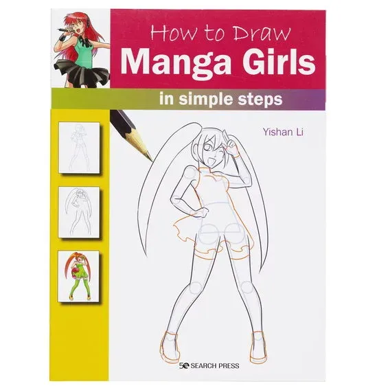 I lager How to draw manga girls in simple steps, av Yishan Li