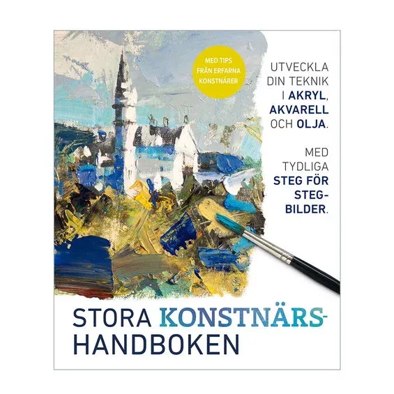 Stora konstnärshandboken – uppdaterad upplaga 2023, SVENSK TEXT Kampanjpris