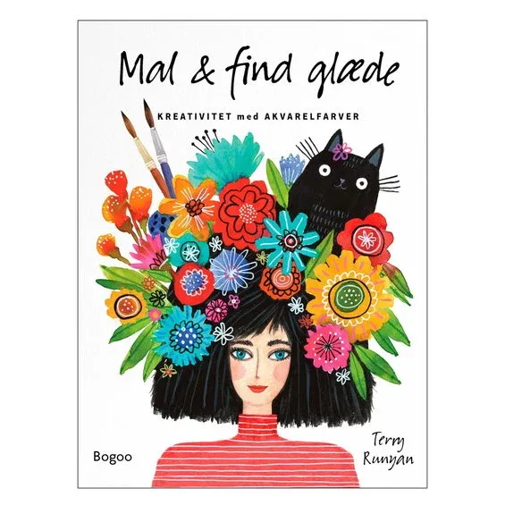 Populär Mal & Find Glæde –ha roligt med akvarellmålning, DANSK TEXT