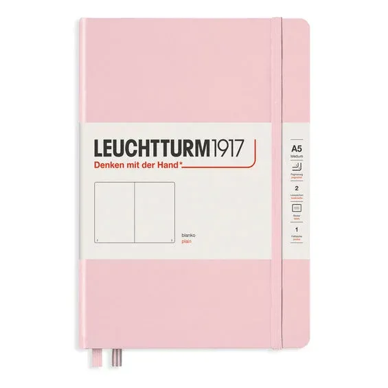 Leuchtturm1917 Notebook A5 Plain Powder – Hardcover Lågt pris