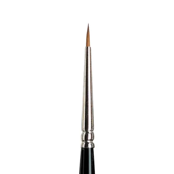 Reapris Winsor & Newton Series 7 Finest Sable 00, handgjord & exklusiv akvarellpensel med rund spets av mårdhår