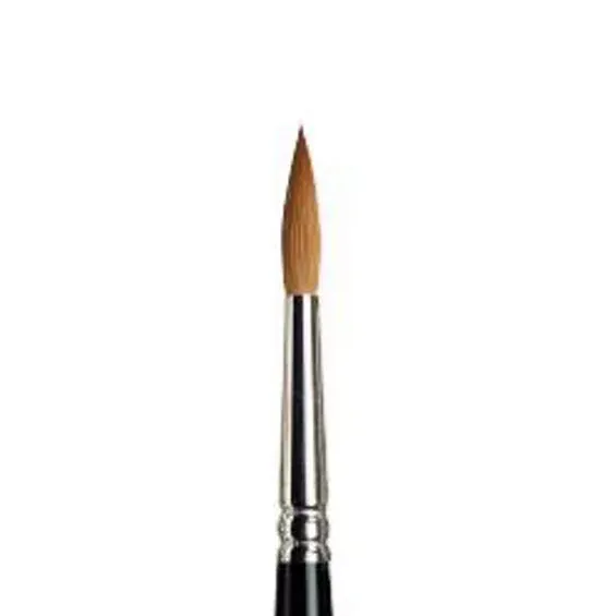 Extra rabatt Winsor & Newton Series 7 Finest Sable 6, handgjord & exklusiv akvarellpensel med rund spets av mårdhår