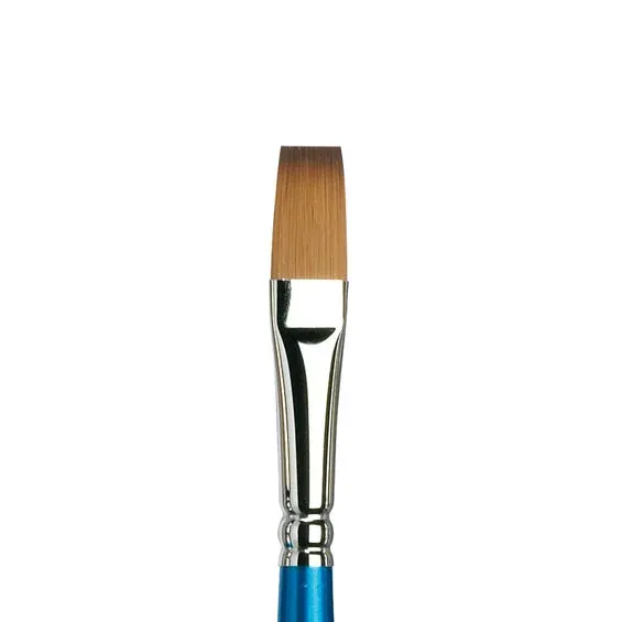 Winsor & Newton Cotman 666 3/8, syntetisk akvarellpensel med kort flat borst Billig