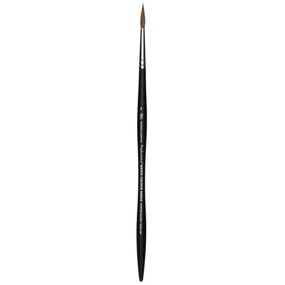 Winsor & Newton Artist Water Colour Sable Brush Pointed Round 5, spetsig akvarellpensel av mårdhår Köp nu