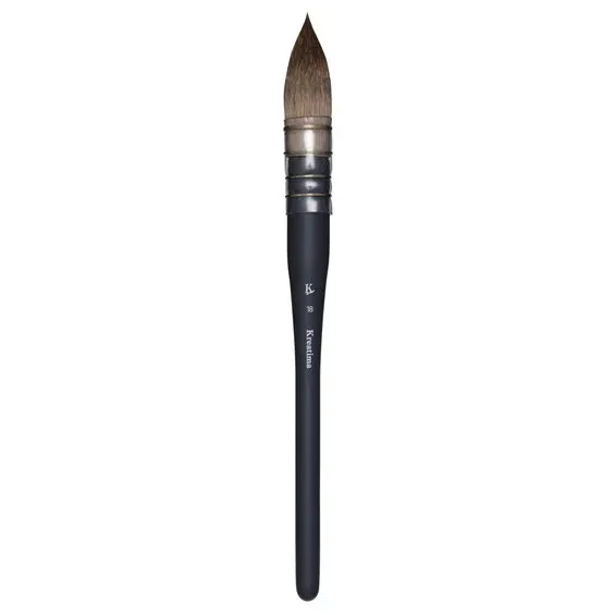 I lager Kreatima Vegan akvarellpensel French Quill 1V-FQ 18