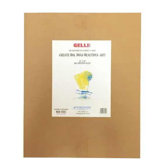 Gelli Arts rektangulär platta 40,6×50,8 cm / 16×20 tum Nedsatt pris