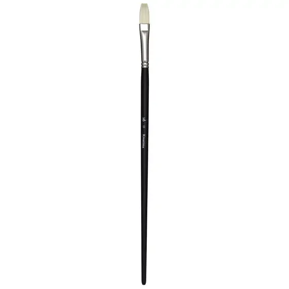 Fri frakt Kreatima Oil oljefärgspensel Flat Long 4B-FL 12