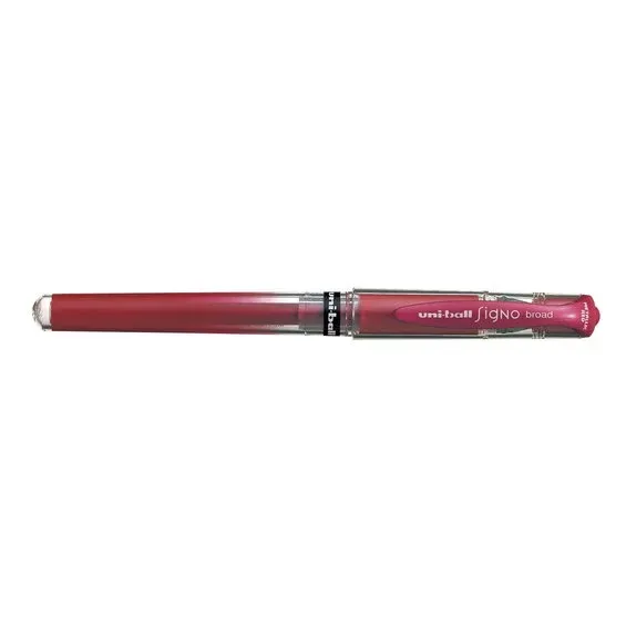 Uni-ball Signo Broad UM-153 – röd metallic Säker betalning