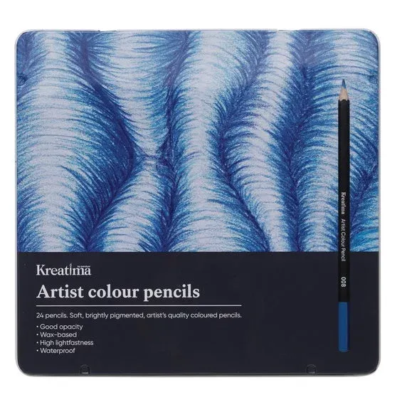 Kreatima Artist färgpennor i 24-pack, etui av metall Handla nu