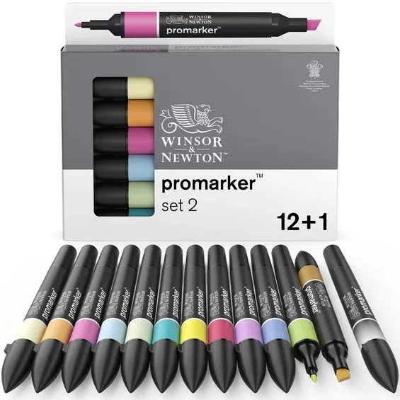 I lager W&N Promarker 12+1 Set 2