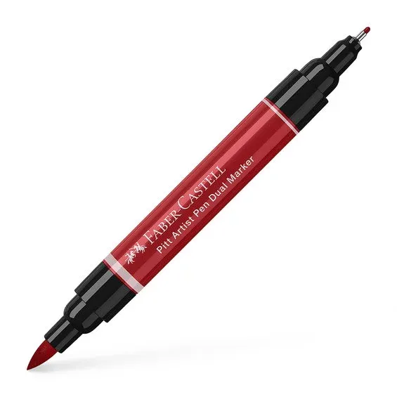 Faber-Castell PITT Artist Pen Dual Marker – Deep scarlet red 119 Beställ idag