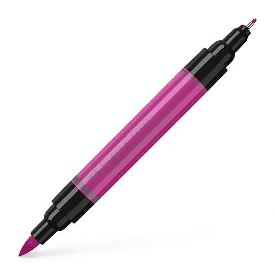 Begränsat antal Faber-Castell PITT Artist Pen Dual Marker – Middle purple ink 125