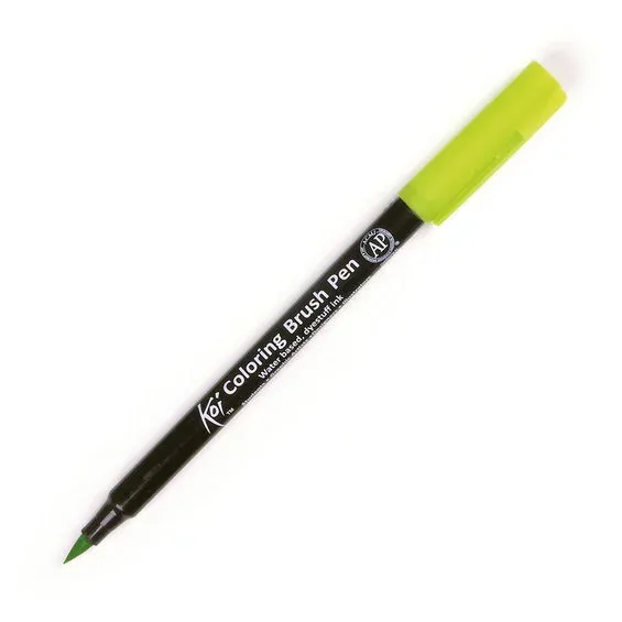 Kundfavorit Koi Color Brush Pen Yell Green
