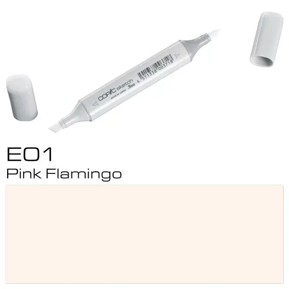 Lågt pris Copic Sketch E01 Pink Flamingo