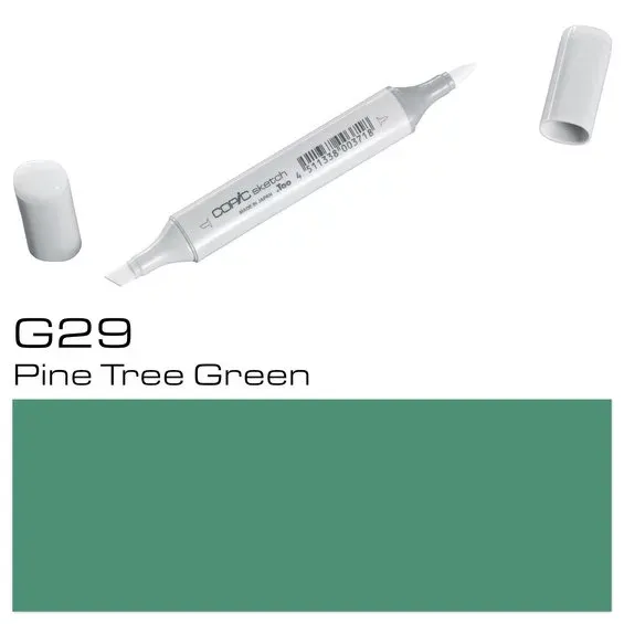 Säker betalning Copic Sketch G29 Pine Tr Green
