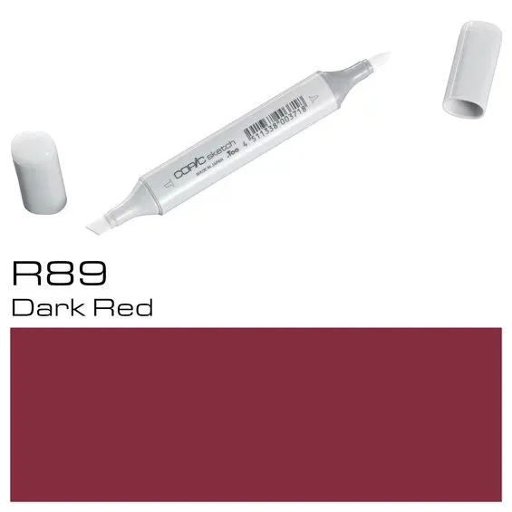 Snabb frakt Copic Sketch R89 Dark Red