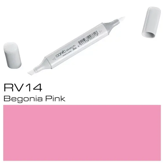 Copic Sketch RV14 Begonia Pink Rabatter