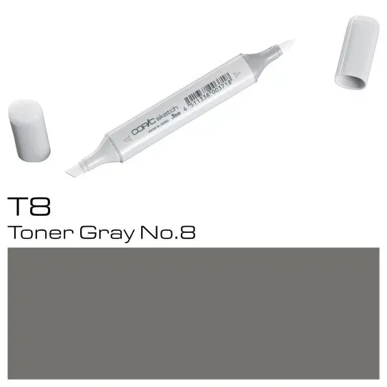 Copic Sketch T8 Toner Gray Lägg i varukorgen