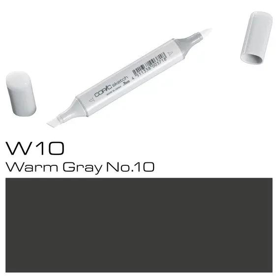 Copic Sketch W10 Warm Gray Begränsat erbjudande