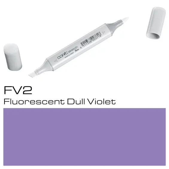 Copic Sketch FV2 Fluo D.Violet Snabb frakt