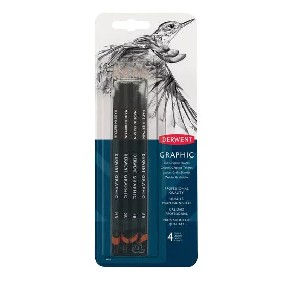 Derwent Graphic soft 4 st Köp online