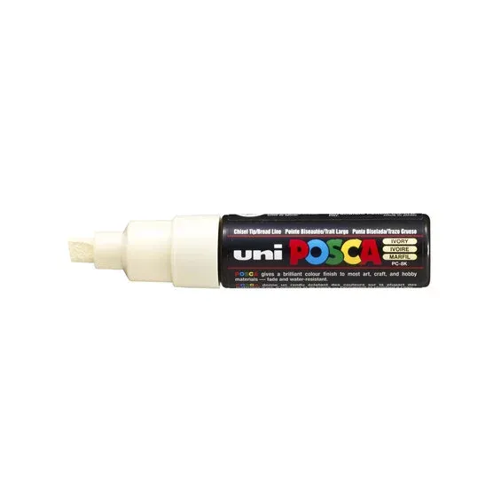 Posca PC-8K Ivory 19 (8 mm broad tip / chisel) Rea