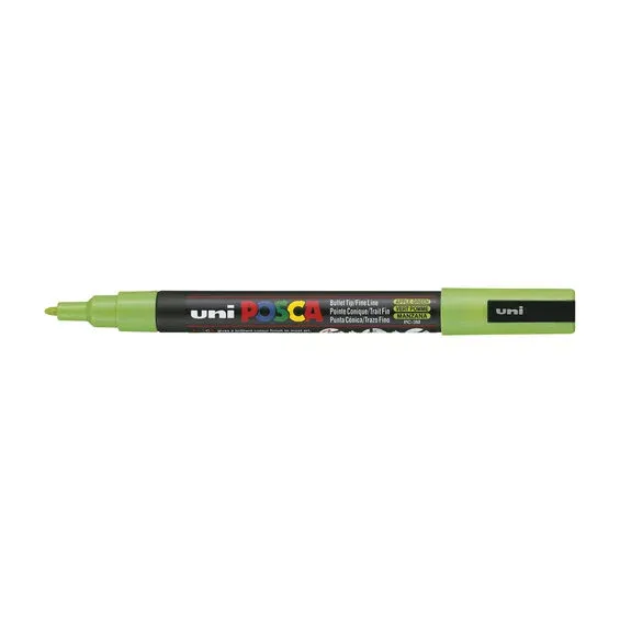Posca PC-3M Apple Green 43 (0,9-1,3 mm) Kundfavorit