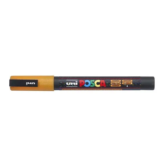 Kundfavorit Posca PC-3M Orange glitter 54 (0,9-1,3 mm)