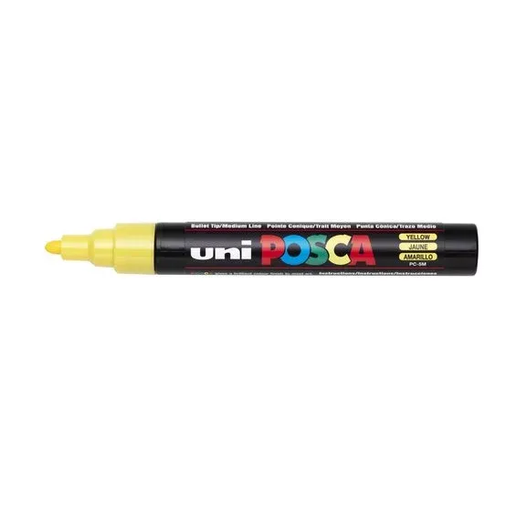 Posca PC-5M Yellow 44 (1,8-2,5 mm) Fri frakt