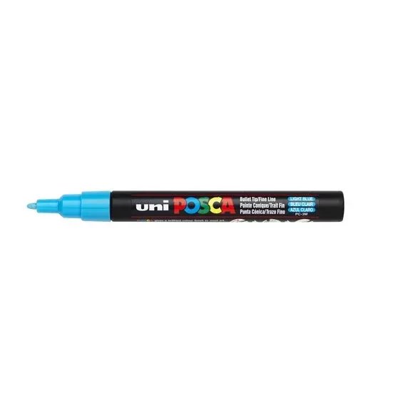 Begränsat antal Posca PC-3M Light Blue 57 (0,9-1,3 mm)