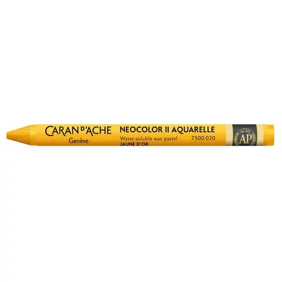 Caran d'Ache akvarellkrita Neocolor II 020 Golden Yellow Sänkt pris