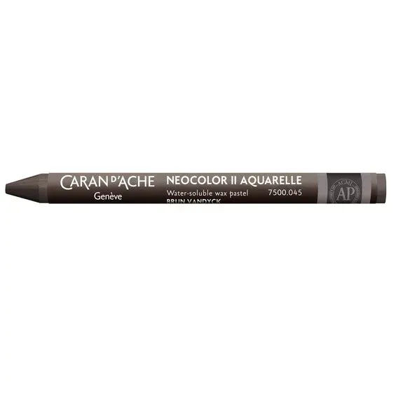 Erbjudande Caran d'Ache akvarellkrita Neocolor II 045 Vandycke Brown