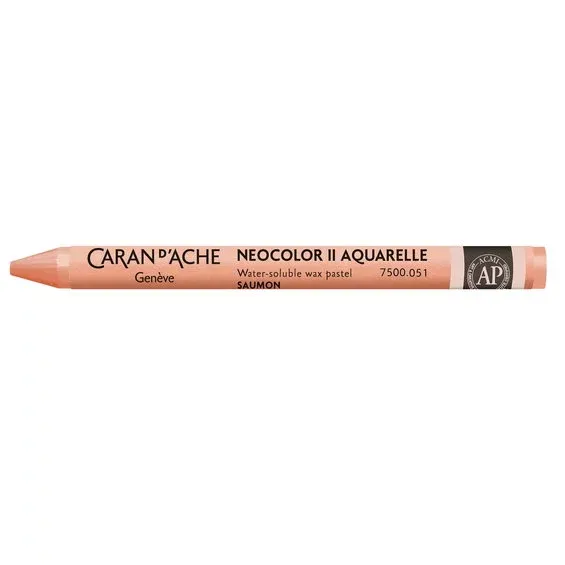 Handla nu Caran d'Ache akvarellkrita Neocolor II 051 Salmon