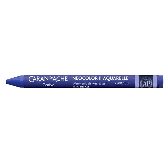 Endast denna vecka Caran d'Ache akvarellkrita Neocolor II 130 Royal Blue