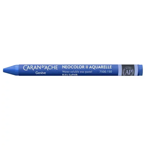 Säker betalning Caran d'Ache akvarellkrita Neocolor II 150 Sapphire Blue