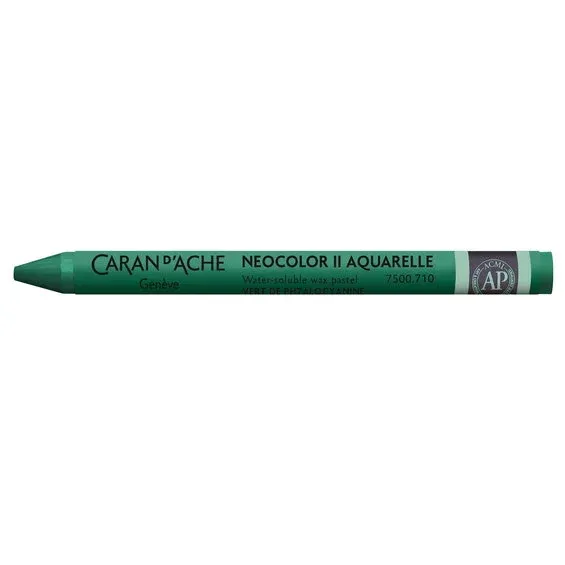 Caran d'Ache akvarellkrita Neocolor II 710 Phthalocyanine Green Begränsat erbjudande