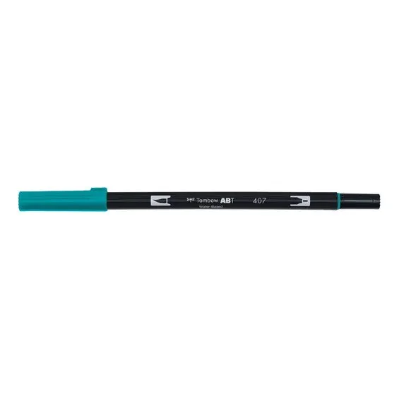 Penselpenna Tombow ABT Dual Brush Pen Tiki Teal 407 Billig
