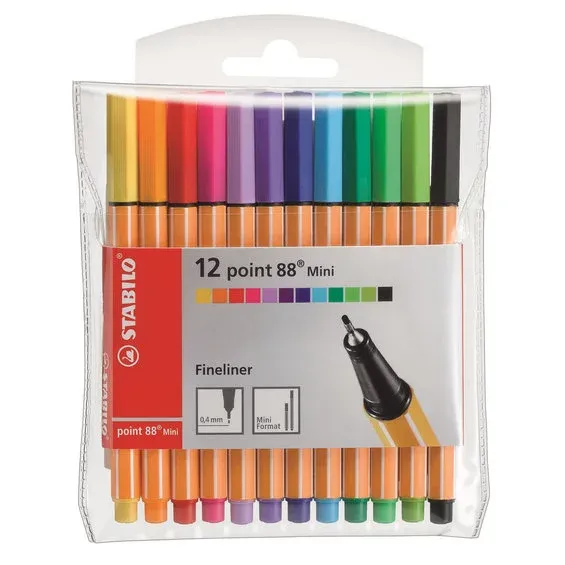Trygg betalning Stabilo Point 88 Mini set 12p