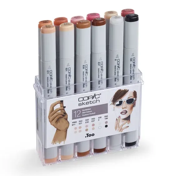 Copic Sketch skin col. set 12 Kampanjpris