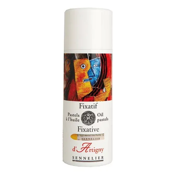 Sennelier Oil Pastels Fixative 400 ml, skyddande fixativ för oljepasteller Outlet