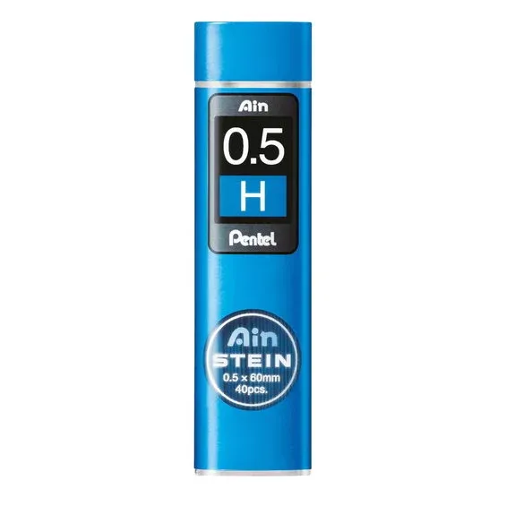 Pentel blyertsstift refill – 0,5 mm H. Innehåller 40 stift. Trygg betalning