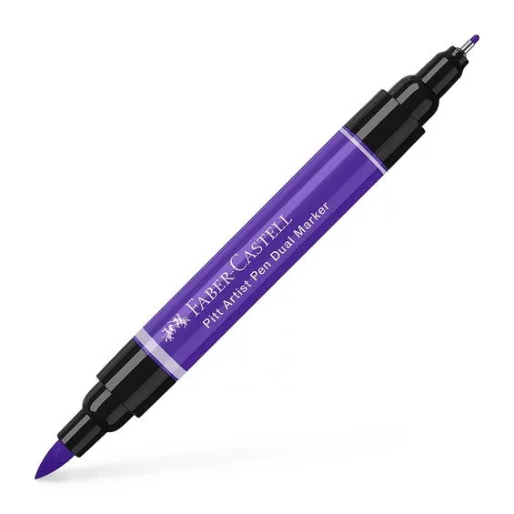 Handla nu Faber-Castell PITT Artist Pen Dual Marker – Purple violet 136