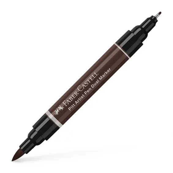 Nyhet Faber-Castell PITT Artist Pen Dual Marker – Dark sepia 175