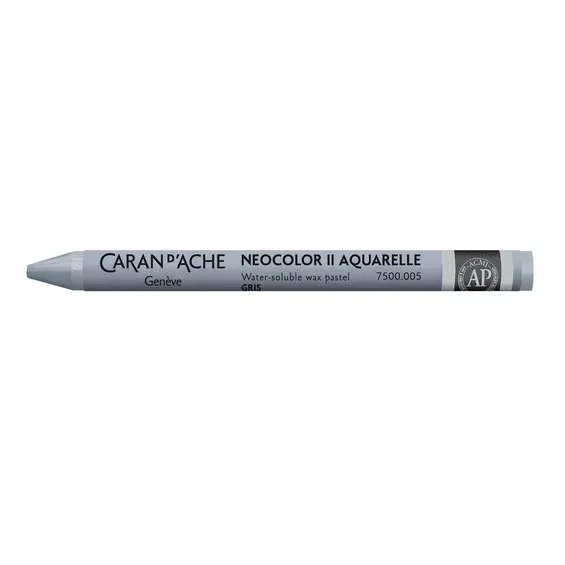 Caran d'Ache akvarellkrita Neocolor II 005 Grey Begränsad tid