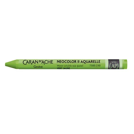 Bästa pris Caran d'Ache akvarellkrita Neocolor II 230 Yellow green