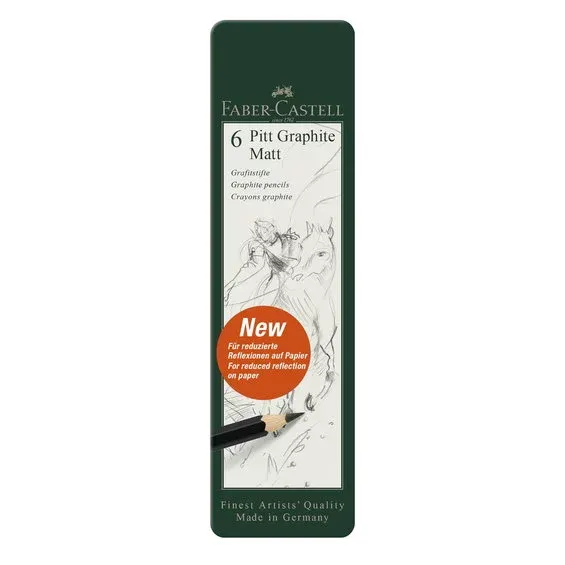 Säker betalning Faber-Castell Pitt Graphite Matt set 6st