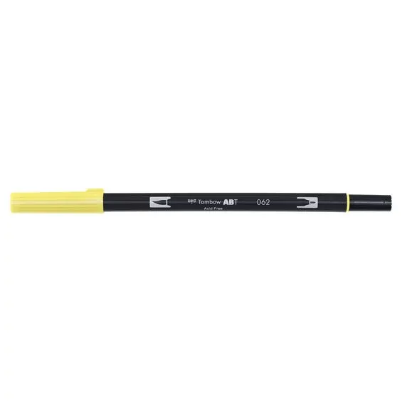 Penselpenna Tombow ABT Dual Brush Pen Pale Yellow 062 Erbjudandepris