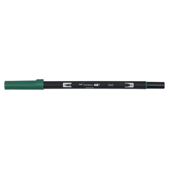 Penselpenna Tombow ABT Dual Brush Pen Sea Green 346 Endast idag